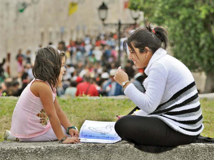 La Cabaña se ha convertido en estos días en un espacio de disfrute para la familia. 