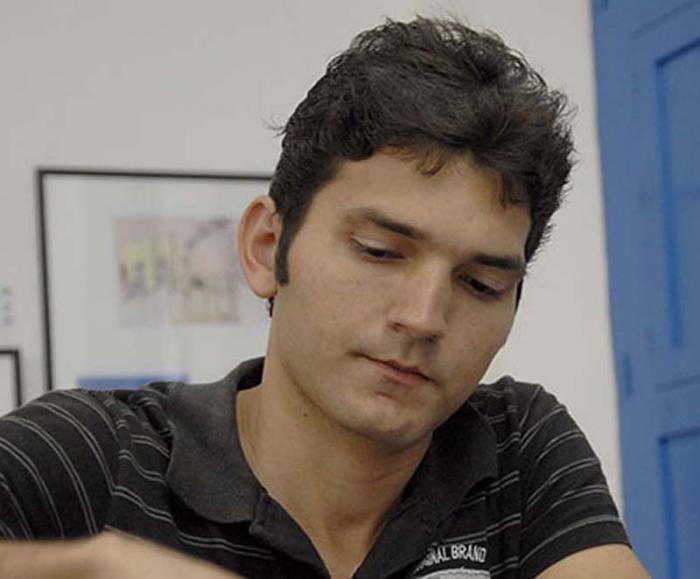 Ermes Espinosa-Foto tomada en el Campeonato Nacional de Ajedrez.