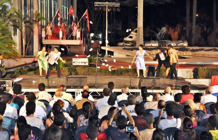 Acto Político Cultural en homenaje a los sucesos del 13 de marzo en el Museo de la Revolución,