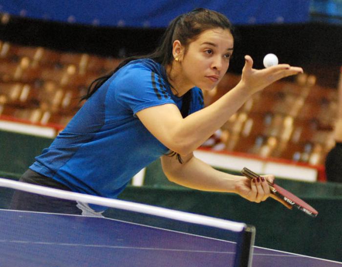 Campeonato del Caribe de tenis de mesa.Leisy Jiménez 