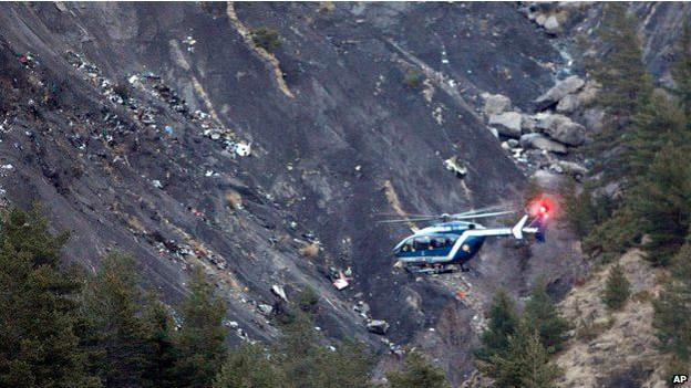 Avión de Germanwings desaparecido en los Alpes franceses