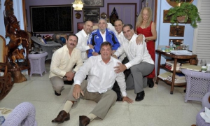 Encuentro de Fidel con los Cinco