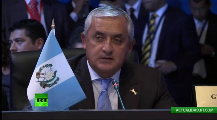 Otto Perez Molina-Cumbre de las Américas