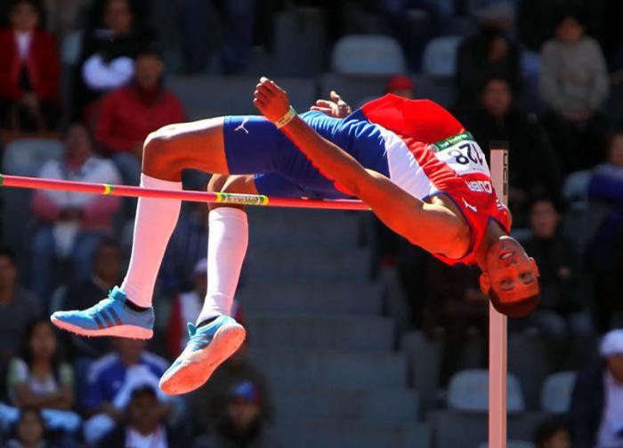 XXII Juegos Centroamericanos y del Caribe. Sergio Mestre gana medalla de Oro en Salto de Altura, con registro de 2,26 mts.