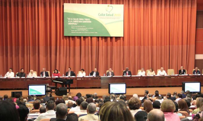 Inauguración de la Convención Internacional de Salud Pública 