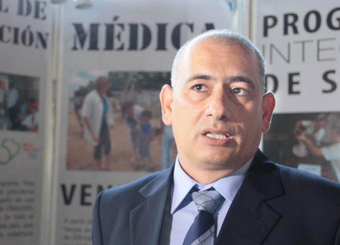 Convención Internacional de Salud Pública, Cuba 2015. Félix Báez, colaborador médico cubano recuperado de ébola.
