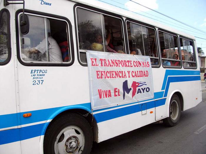 Primero de mayo en las Tunas