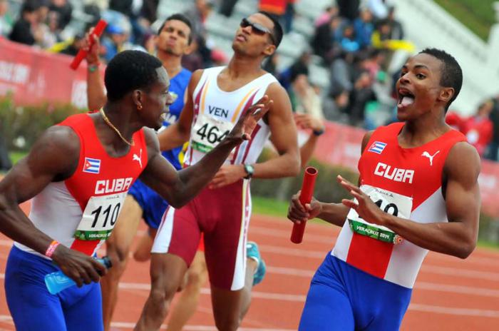 XXII Juegos Centroamericanos y del Caribe-Atletismo- 4 x 400  Moro