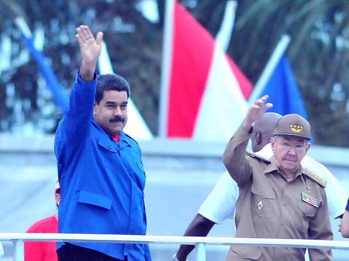 1RO MAYO RAUL CASTRO RUZ Y NICOLAS MADURO