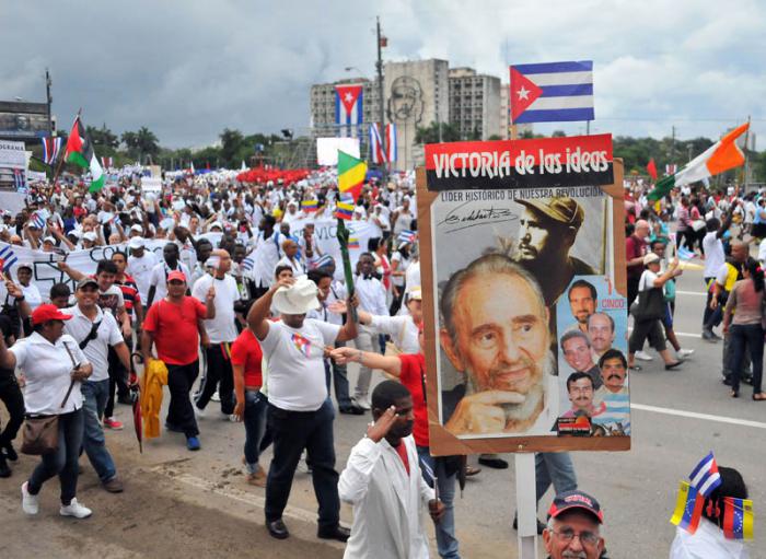 1RO MAYO RAUL CASTRO RUZ Y NICOLAS MADURO
