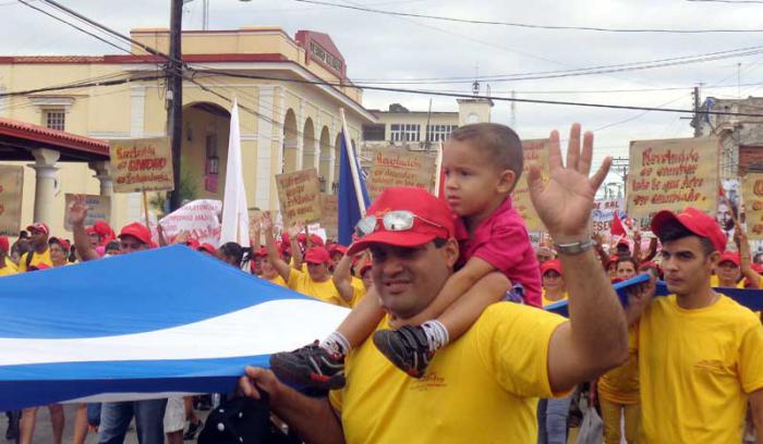 PRIMERO DE MAYO 2015 EN PINAR DEL RIO