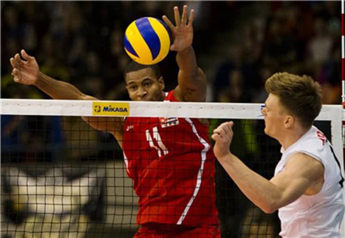 Los cubanos en la Liga Mundial de Voleibol.