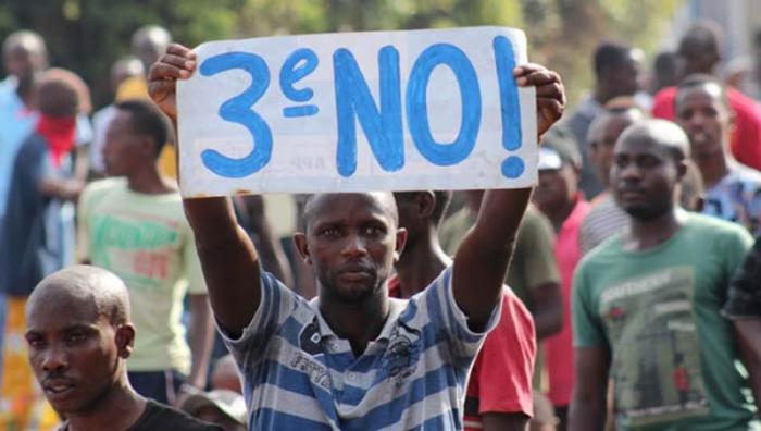 protestas contra presidente de Burundi 