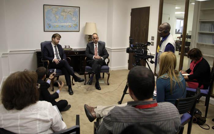 Luke Albee, James Wiliams, Organizacion Engage Cuba, Washington. Foto: Ismael Francisco/Cubadebate.