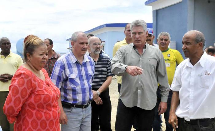 Miguel Díaz Canel visita Guantánamo