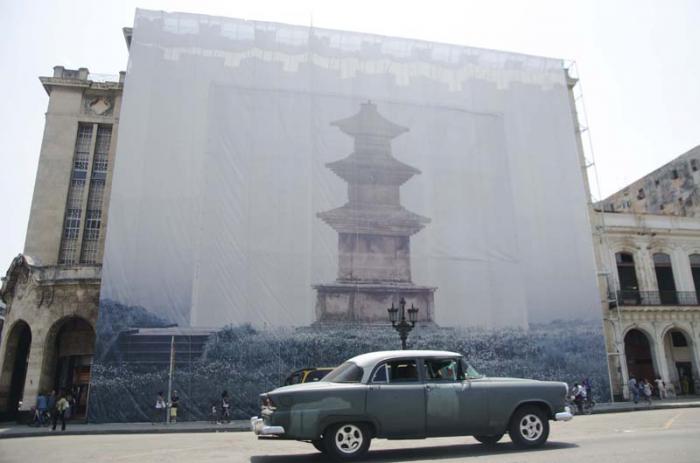 Inauguración de la 12 Bienal de La Habana, en el Centro Eilfredo Lam.