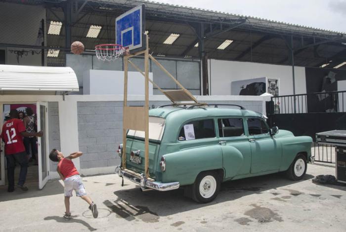 Pieza expuestas en el estudio de Kcho en Romerillo, 12 Bienal de La Habana.