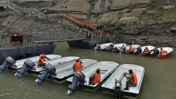 Naufragio en el río Yangtsé en China