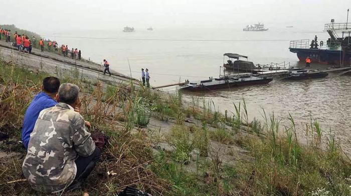 Naufragio en el río Yangtsé