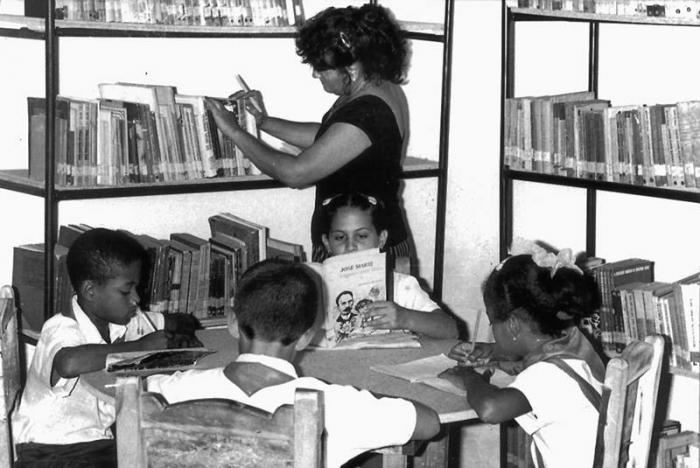 Biblioteca escolar de Horquita. Cienfuegos.