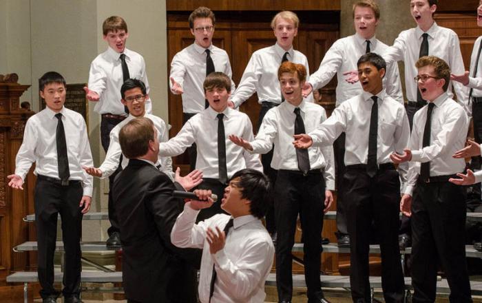 El prestigioso coro de Estados Unidos, Young Men's Ensemble