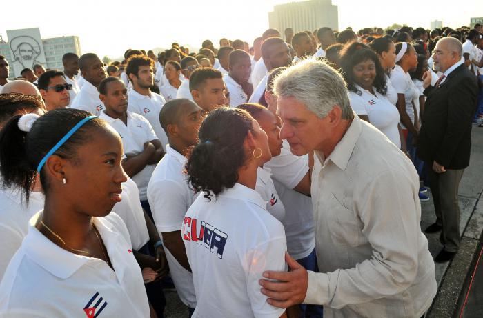 Abanderamiento de la delegación a Toronto 2015