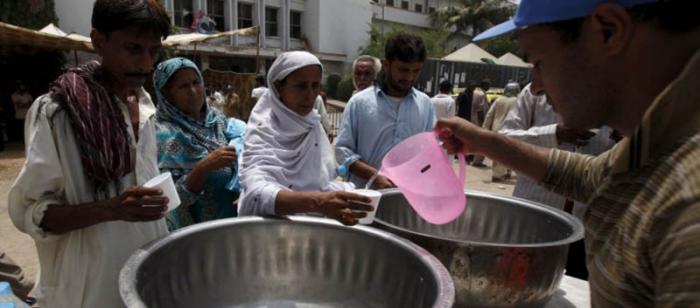 ola de calor en Pakistán