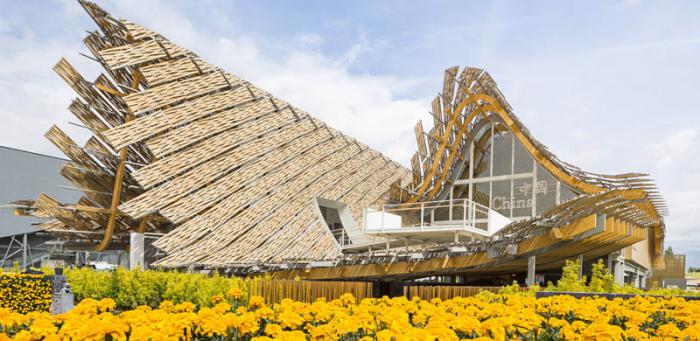 Pabellón de China en la expo de Milán.