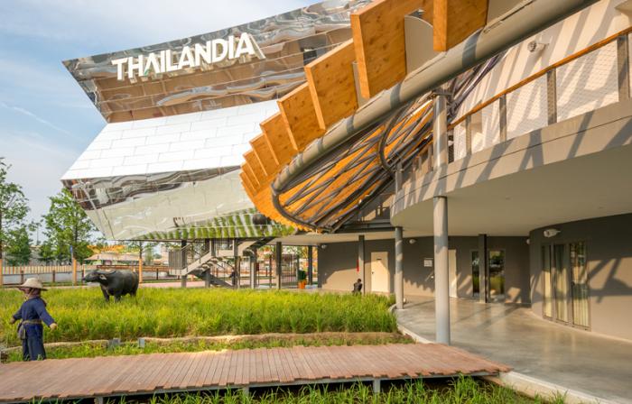 Pabellón de Tailandia en la expo de Milán.