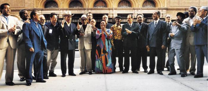 En la foto los integrantes de esta mítica banda, algunos de ellos ya fallecidos. El nombre 