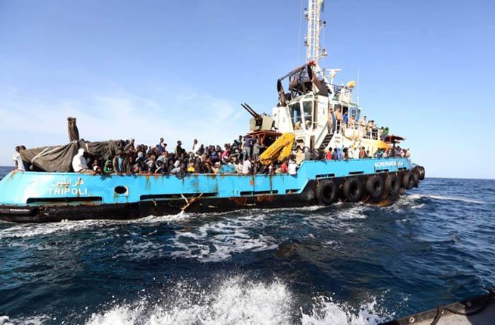 migrantes en mediterráneo