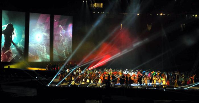 inaguracion de los juegos panamericanos toronto 2015 baliles nativos