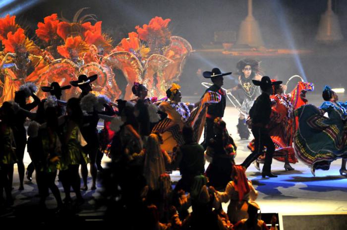 inaguracion de los juegos panamericanos toronto 2015 baliles nativos