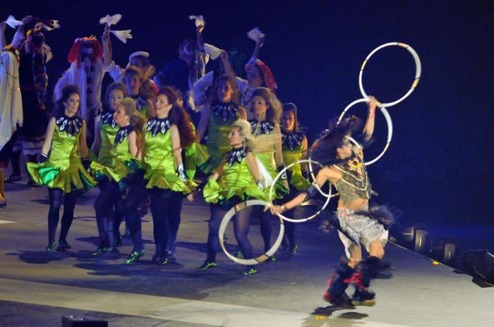 inaguracion de los juegos panamericanos toronto 2015 baliles nativos