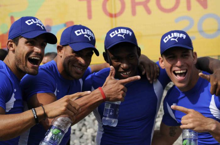 canotaje cubano ganó hoy el K-4 a mil metros para hombres de los XVII Juegos Panamericanos