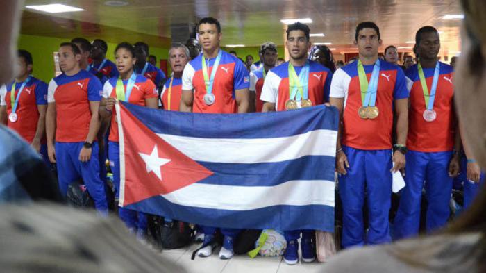 Llegada de los deportistas de los Panamericanos en Toronto 2015