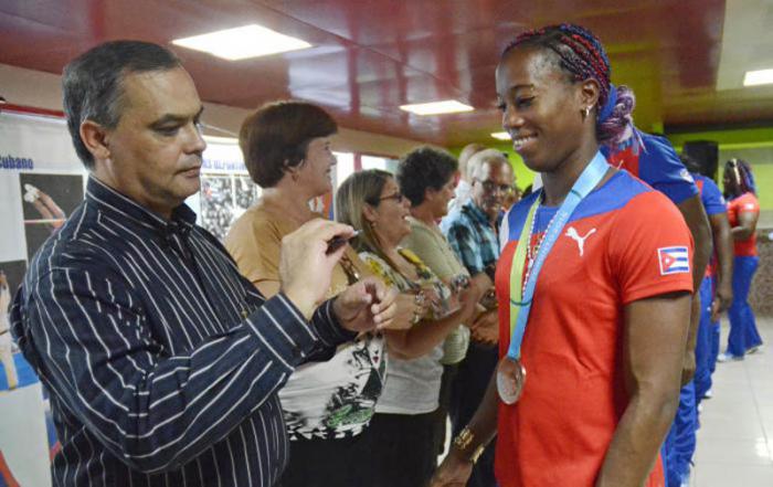 Llegada de los deportistas de los Panamericanos en Toronto 2015