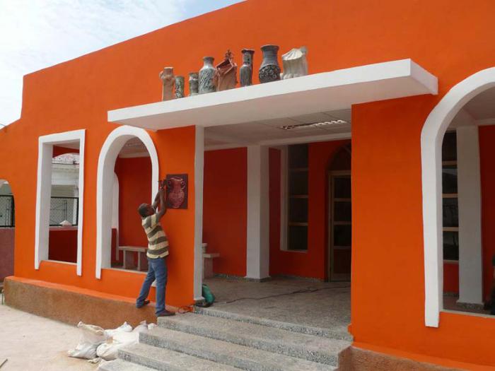 Casa de la cerámica en Santiago de Cuba. aniversario 500 de la fundación de la villa