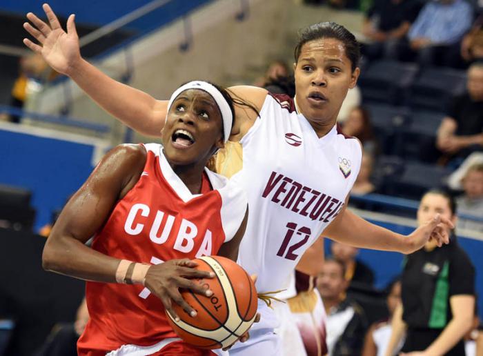 Baloncesto panamericano F cuba venezuela oyaisy Gelis base organizadora
