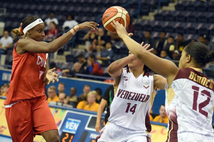 Baloncesto panamericano F cuba venezuela oyaisy Gelis base organizadora