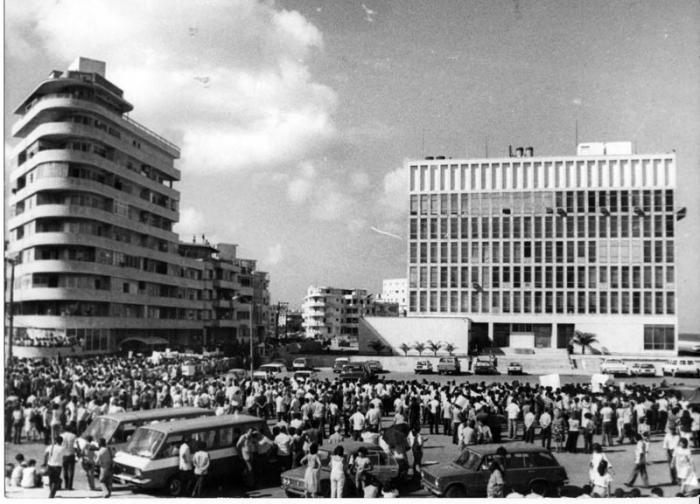 Oficina de Intereses de Estados Unidos (SINA) en La Habana.
Foto:Archivo