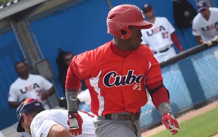 Beisbol-semi cuba vs eeuu  gana el equipo de los estados unidos Jose Adolis