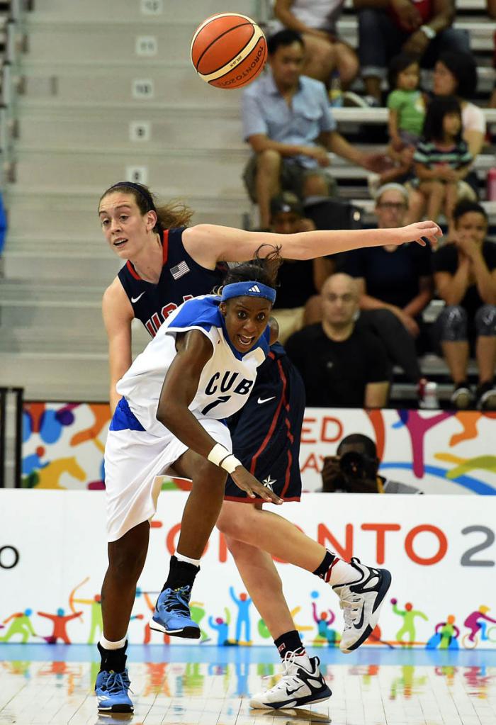 Baloncesto Pana F cuba vs eeuu semifinal ganan los eeuu 65 x 64 Oyanaisy Gelis