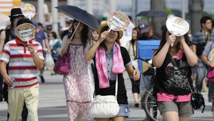 ola de calor en japón