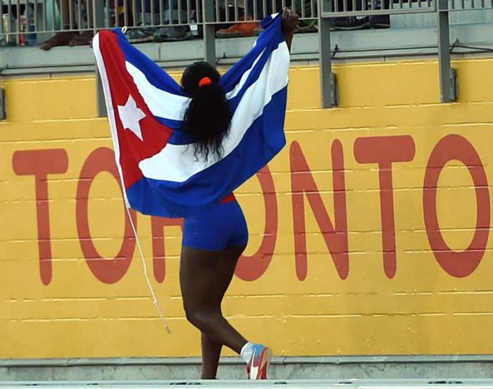 Atletismo panamericano Yarisley Silva gana oro en salto con pertiga con record panamericano de 4.85