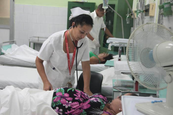 Rehabilitación del policlínico de Guanabo. Sala de observación.
