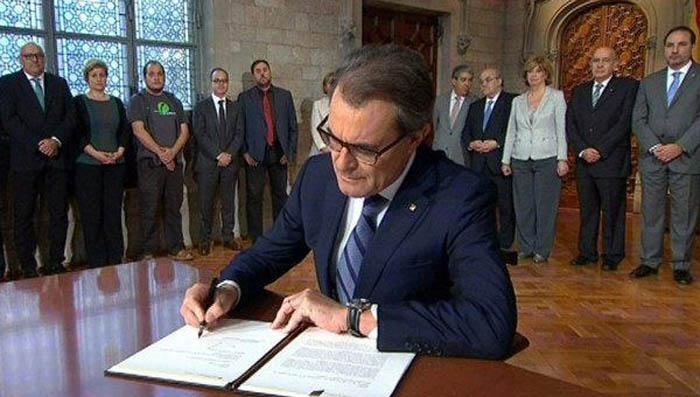 Artur Mass, presidente de la Comunidad Autónoma de Cataluña.