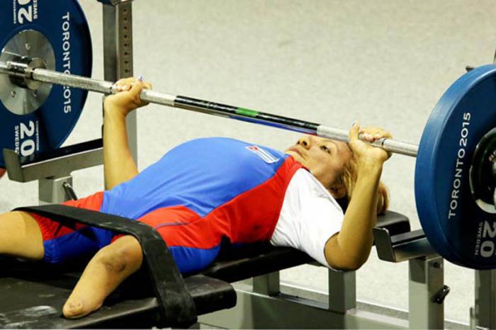  la pesista Leidy Rodríguez 