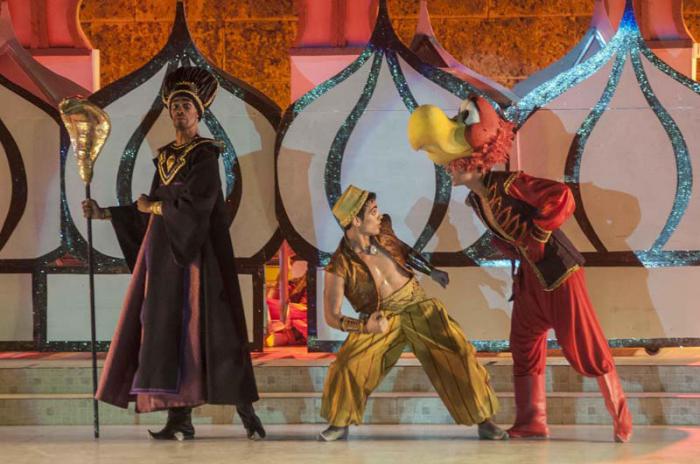 Estreno del Musical Aladino, en el anfiteatro de La Habana, Cuba, el 25 de julio de 2015. AIN FOTO/Abel ERNESTO/rrcc