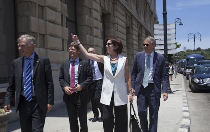  recorrido de John Kerry por La Habana Vieja